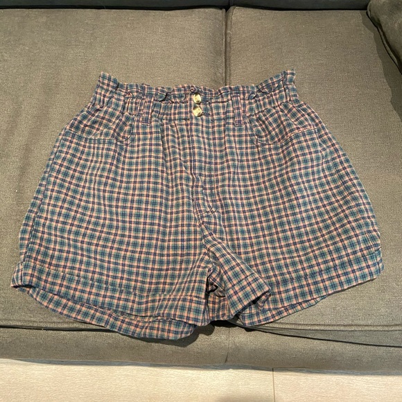 Highwaist Paperbag Mom Shorts 